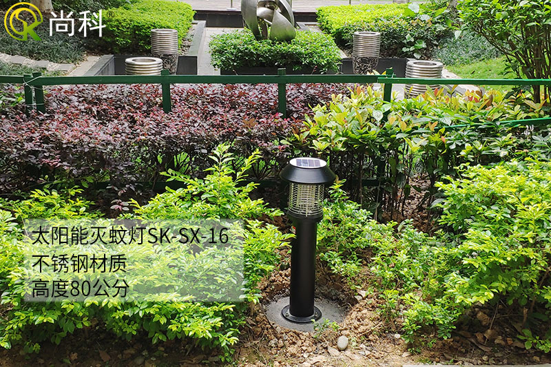广西街道社区用户外太阳能灭蚊灯防治蚊虫效果图片