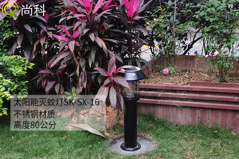 广西街道社区用户外太阳能灭蚊灯防治蚊虫效果图片