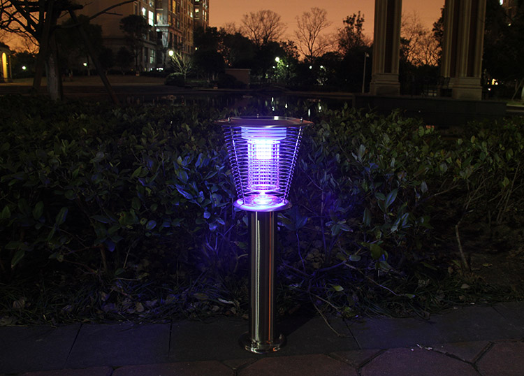 室外太阳能灭蚊灯下雨有影响吗